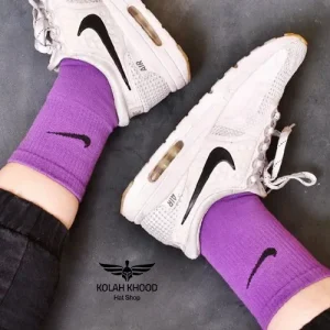 joorab-saghdar-yasi-nike جوراب ساقدار کشدار یاسی طرح نایک