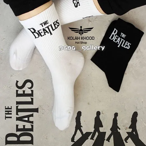 جوراب طرح the beatles بیتلز